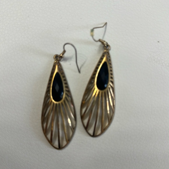 Black And Gold Earrings - Picture 1 of 1